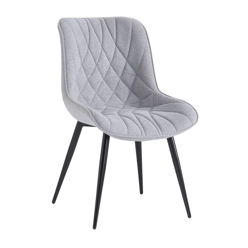 GEOVANA Polstersessel - grau/schwarz