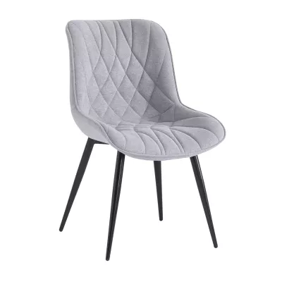 GEOVANA Polstersessel - grau/schwarz
