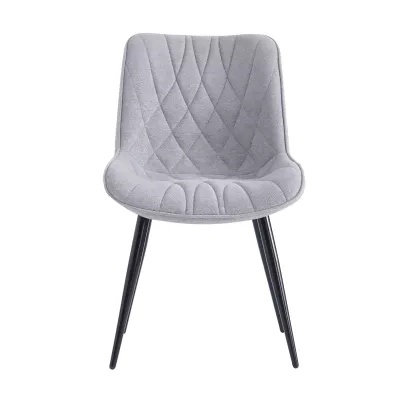 GEOVANA Polstersessel - grau/schwarz