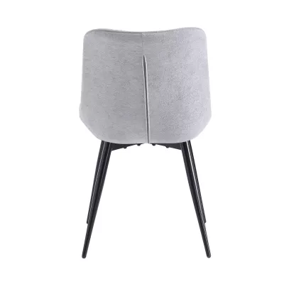 GEOVANA Polstersessel - grau/schwarz