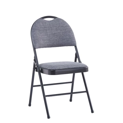 Klappstuhl HANGA – grau/schwarz