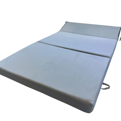 Faltmatratze BEDDIO 120x200 - hellgrau