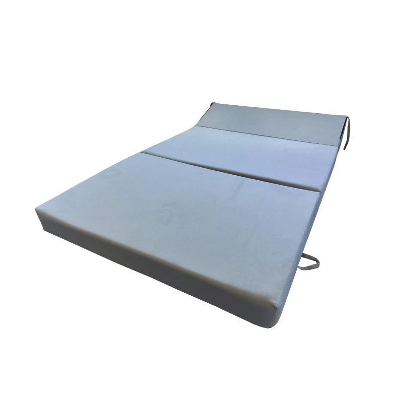 Faltmatratze BEDDIO 120x200 - hellgrau