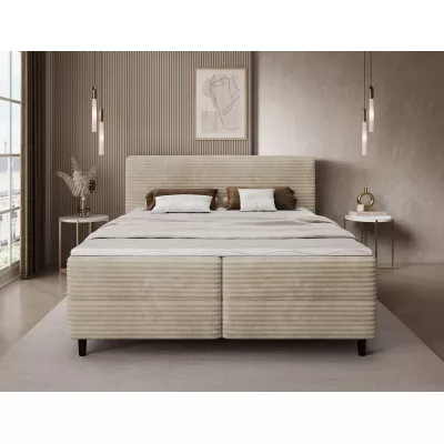 Doppelbett (180x200 cm) CELINO - Hellbeige