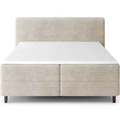 Doppelbett (180x200 cm) CELINO - Hellbeige