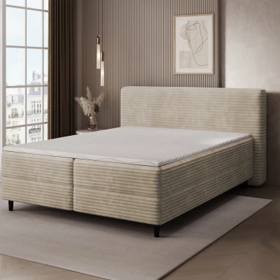 Doppelbett (180x200 cm) CELINO - Hellbeige