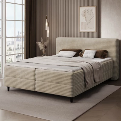 Doppelbett (180x200 cm) CELINO - Hellbeige