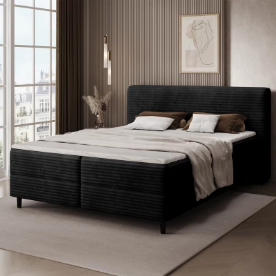 Doppelbett (180x200 cm) CELINO - schwarz