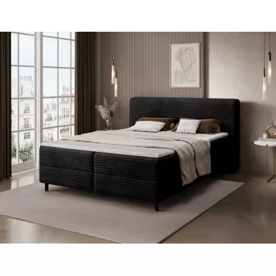 Doppelbett (180x200 cm) CELINO - schwarz