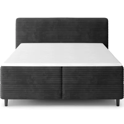 Doppelbett (180x200 cm) CELINO - schwarz