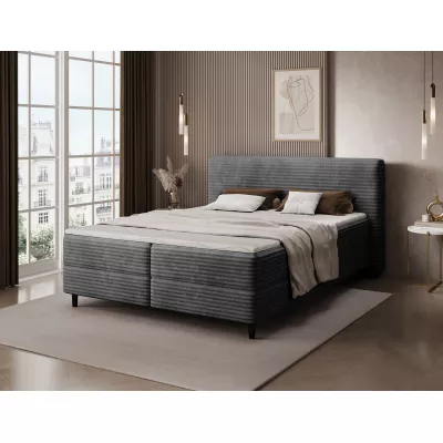Doppelbett (180x200 cm) CELINO - grau