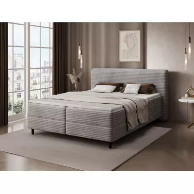 Doppelbett (180x200 cm) CELINO - hellgrau