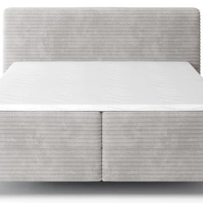 Doppelbett (180x200 cm) CELINO - hellgrau