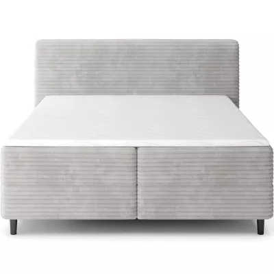 Doppelbett (180x200 cm) CELINO - hellgrau