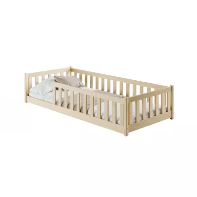Kindereinzelbett 80x160 MAILA mit Rausfallschutz - Kiefer
