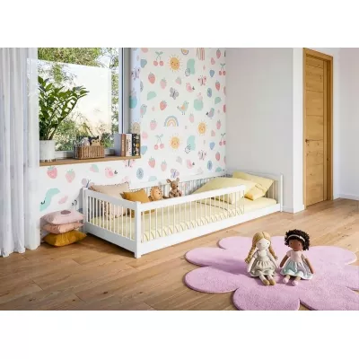 Kinderbett 90x200 OTYLA - weiß