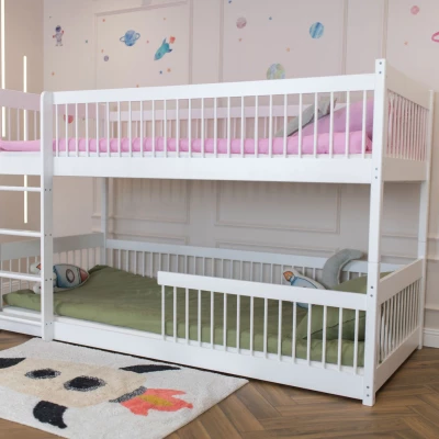 Kinder-Etagenbett 90x200 GLADYS - weiß