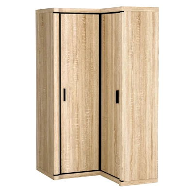 Eckschrank AIRA – Breite 100 cm, Sonoma-Eiche