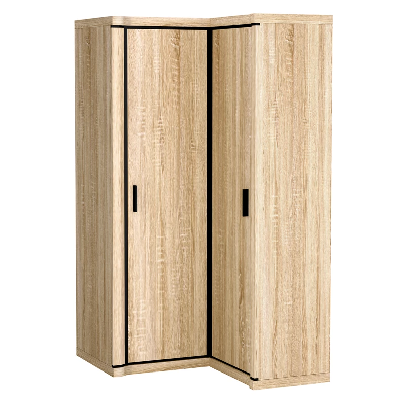 Eckschrank AIRA – Breite 100 cm, Sonoma-Eiche