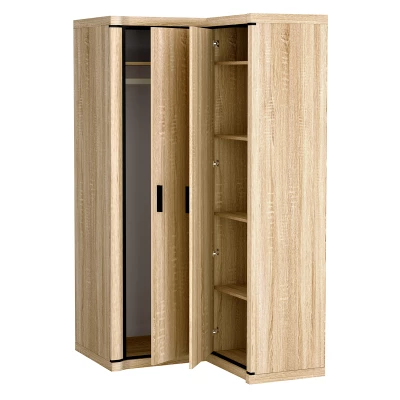 Eckschrank AIRA – Breite 100 cm, Sonoma-Eiche