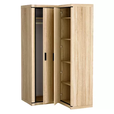 Eckschrank AIRA – Breite 100 cm, Sonoma-Eiche
