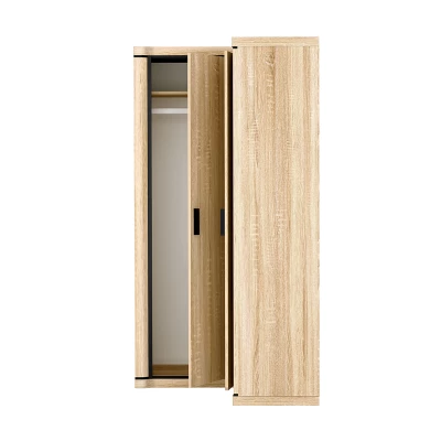 Eckschrank AIRA – Breite 100 cm, Sonoma-Eiche