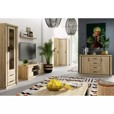 Eckschrank AIRA – Breite 100 cm, Sonoma-Eiche