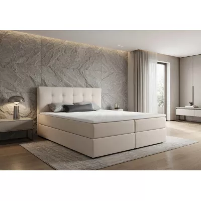 Doppelbett 180x200 mit Stauraum STIG 2 - beige
