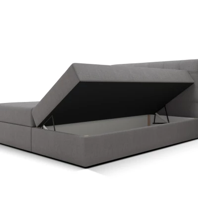 Doppelbett 180x200 mit Stauraum STIG 2 - Anthrazit