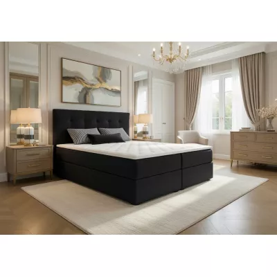 Doppelbett 180x200 mit Stauraum STIG 2 - Anthrazit