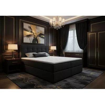 Doppelbett 180x200 mit Stauraum STIG 2 - Anthrazit