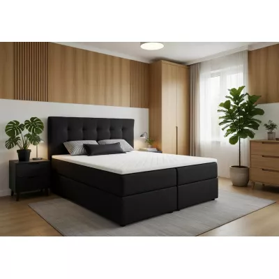 Doppelbett 180x200 mit Stauraum STIG 2 - Anthrazit