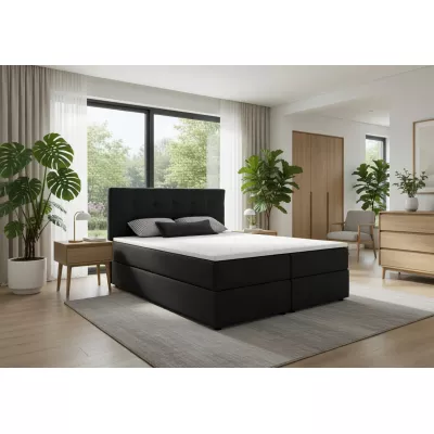 Doppelbett 180x200 mit Stauraum STIG 2 - Anthrazit