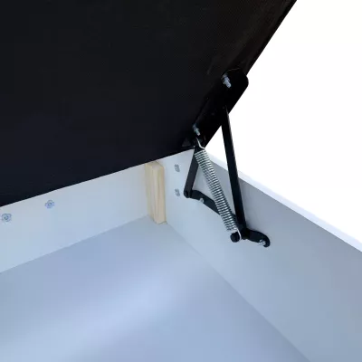 Doppelbett 180x200 mit Stauraum STIG 2 - Anthrazit