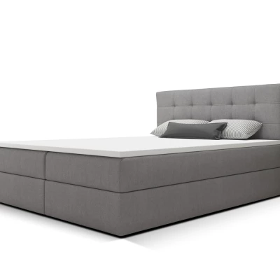 Doppelbett 180x200 mit Stauraum STIG 2 - grau