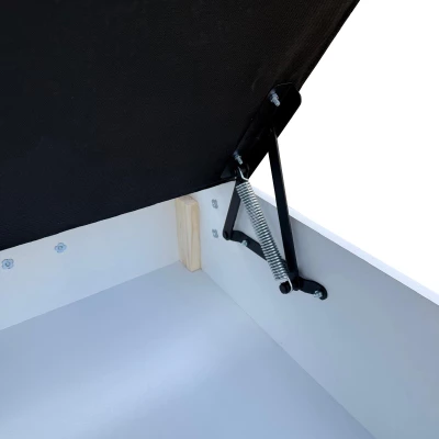Doppelbett 180x200 mit Stauraum STIG 2 - grau