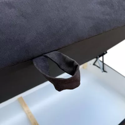 Doppelbett 180x200 mit Stauraum STIG 2 - braun