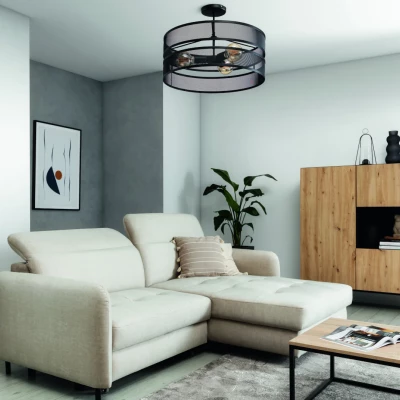 ORABELA Deckenaufbauleuchte – schwarz
