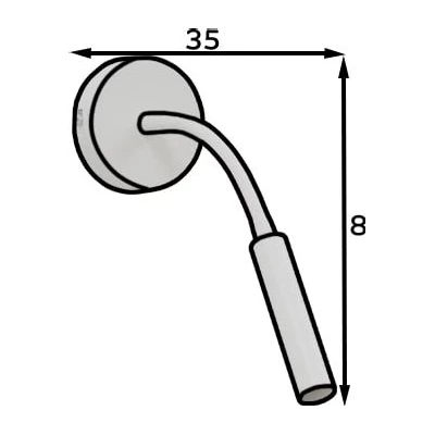 VESPILLO Wandleseleuchte - weiß