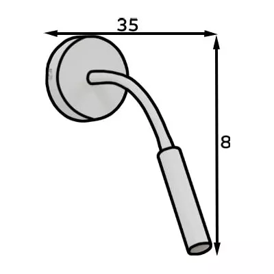 VESPILLO Wandleseleuchte - weiß
