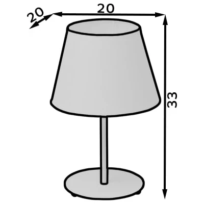 VESPILLO Nachttischlampe - weiß