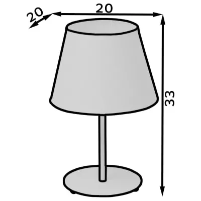 VESPILLO Nachttischlampe - weiß