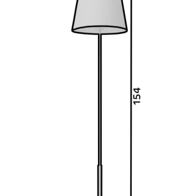 Stehlampe Skandinavische VESPILLO – weiß