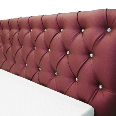 Designer-Einzelbett Adelaide mit hohem Kopfteil und Stauraum Hellgrau 120 x 200