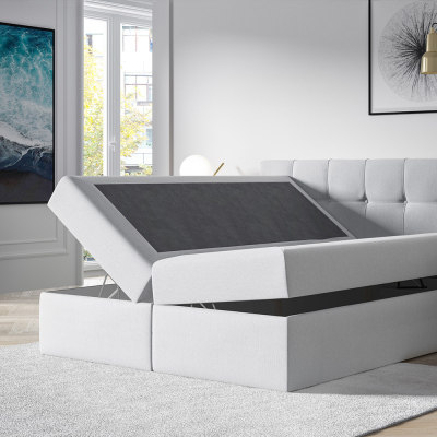 Stilvolles Ehebett mit Stauraum RECIVIO dunkelgrau 160 x 200