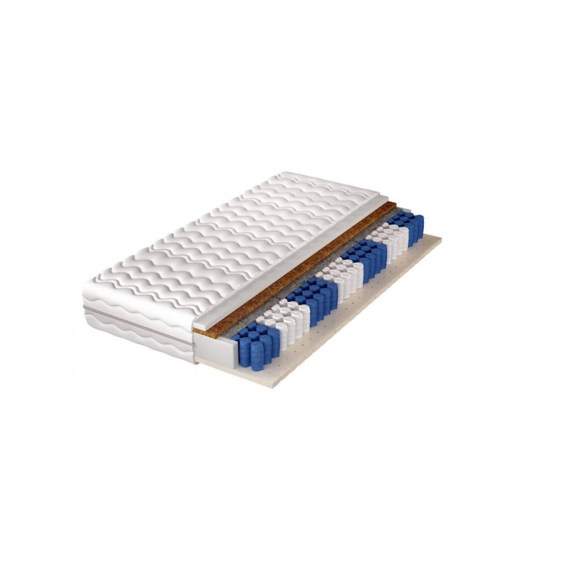 Doppelseitige Matratze mit Zonenprofilierung und unterschiedlicher Härte H3/H4 Novida, 80 x 200