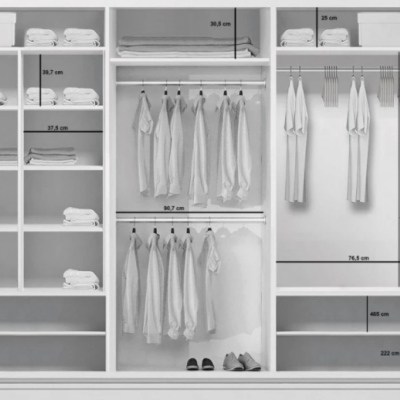 Dreitüriger Kleiderschrank LEO, Breite 250 cm
