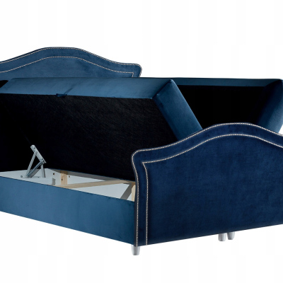 Magisches rustikales Bett Bradley Lux 120x200, grün
