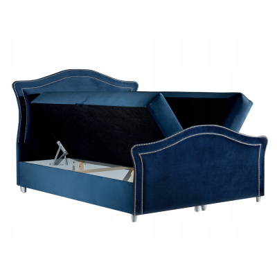 Magisches rustikales Bett Bradley Lux 120x200, grün