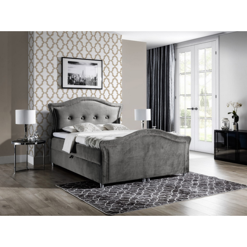 Magisches Landhausbett Bradley Lux 120x200, grau